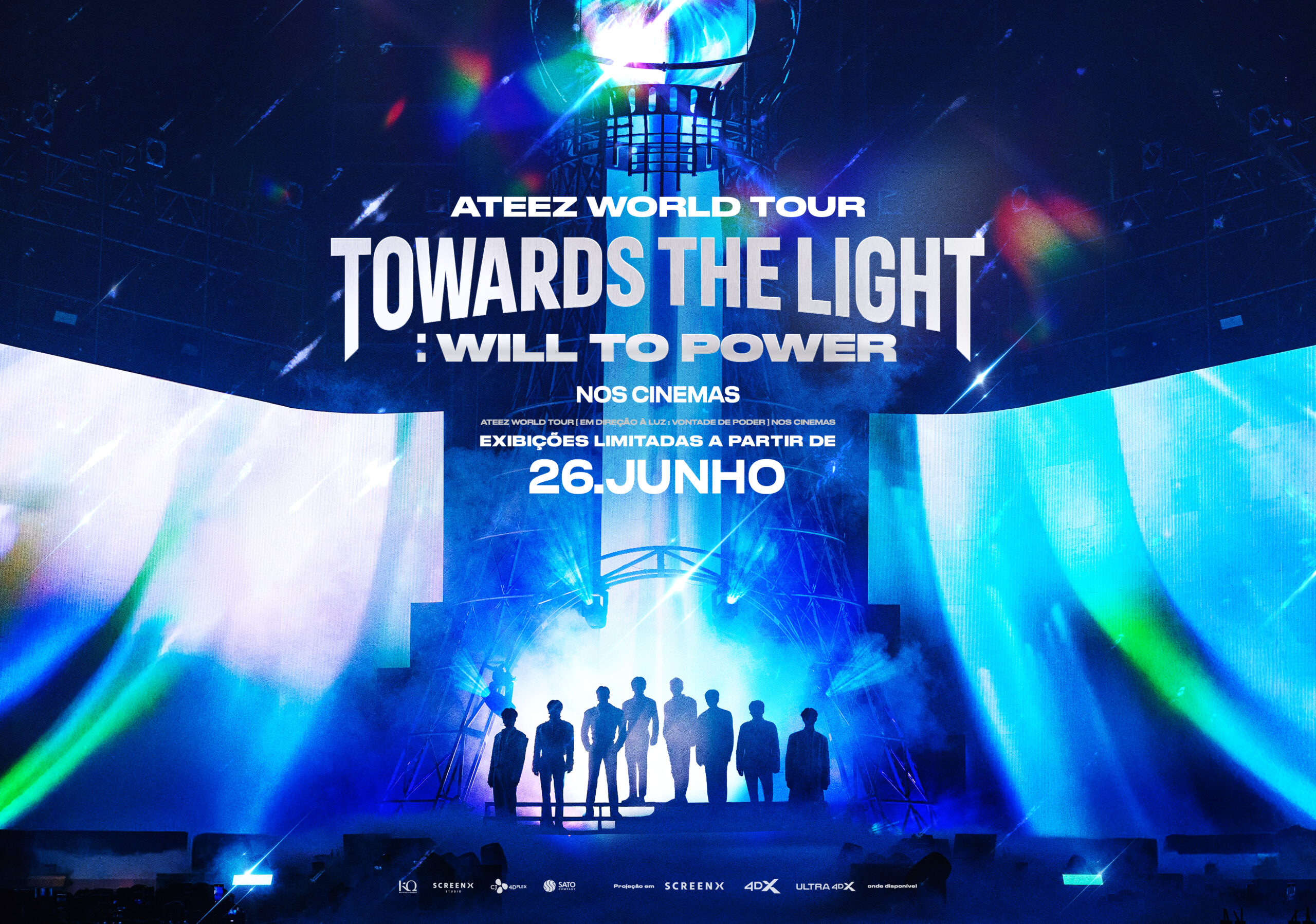 Show do ATEEZ estreia nos cinemas do Brasil em junho