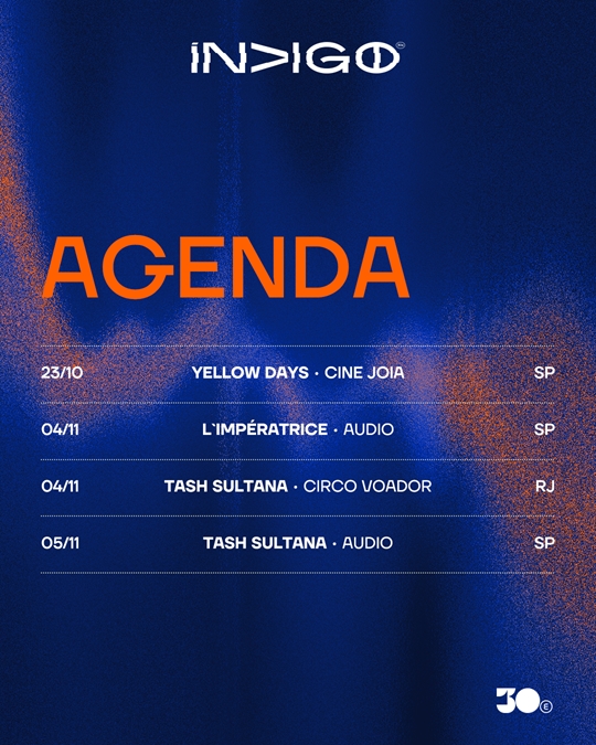 30e lança ÍNDIGO, nova label de curadoria musical