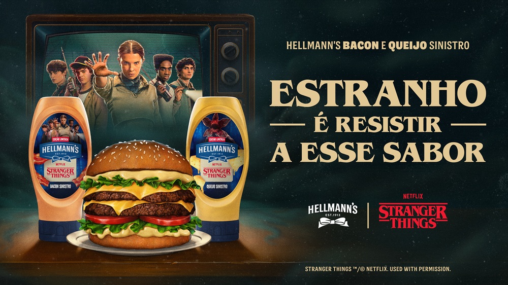 Hellmann’s lança sabores sinistros com Stranger Things
