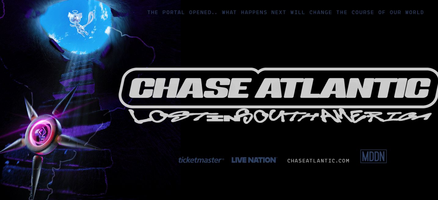 Chase Atlantic anuncia turnê no Brasil em novembro