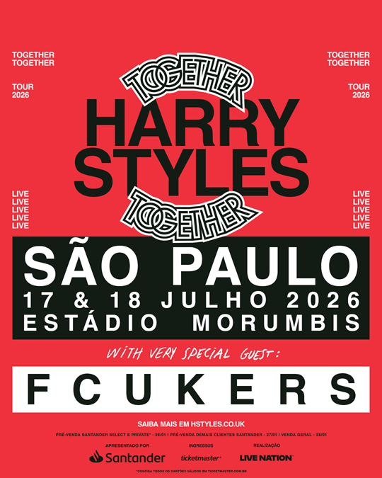 Harry Styles anuncia dois shows em São Paulo em julho