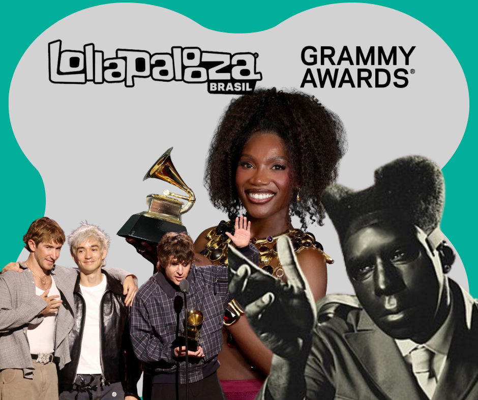 Artistas do Lollapalooza brilham no Grammy 2026