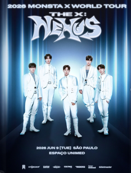 MONSTA X anuncia show em São Paulo em junho. Confira o valor dos ingressos e saiba onde comprar.