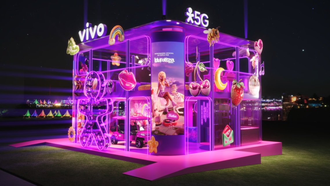 Vivo aposta na paixão dos fãs e cria experiências imersivas no Lollapalooza Brasil