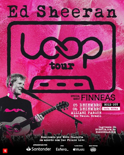 Ed Sheeran anuncia pausa na carreira; shows em São Paulo podem ser os últimos por tempo indeterminado
