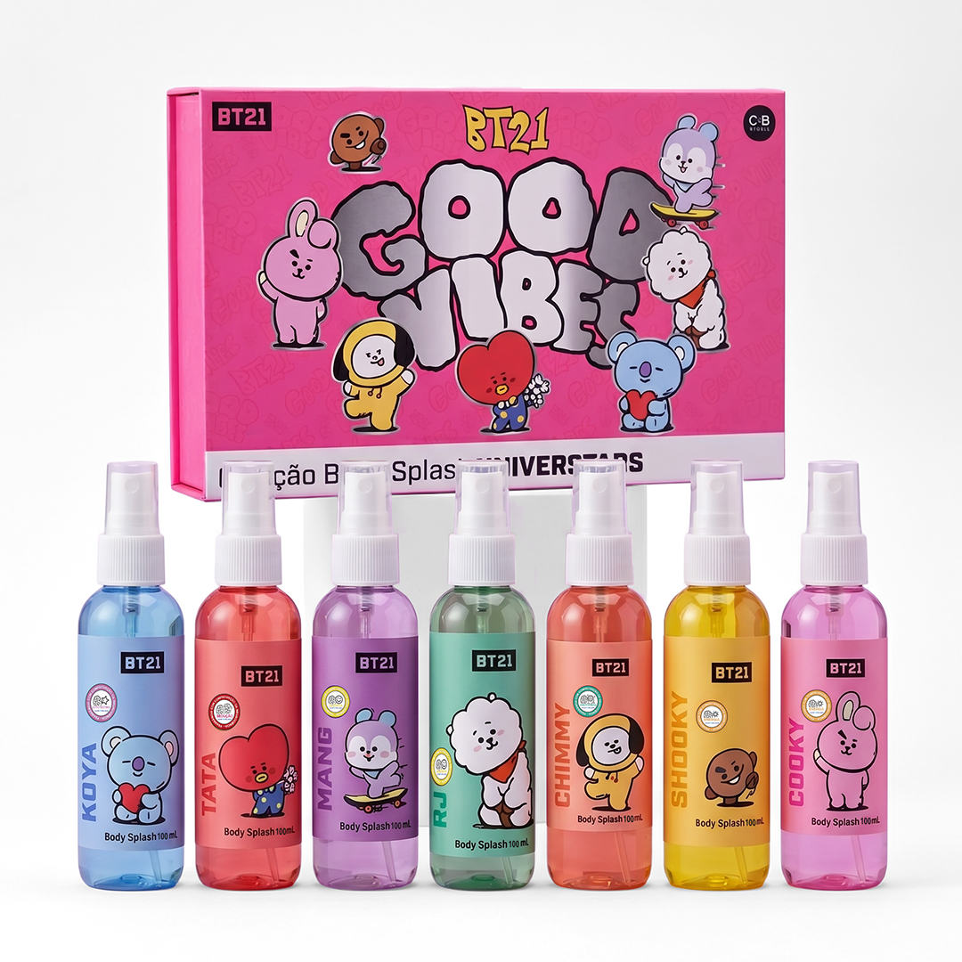 BT21, universo criado pelo BTS, ganha linha de beleza no Brasil