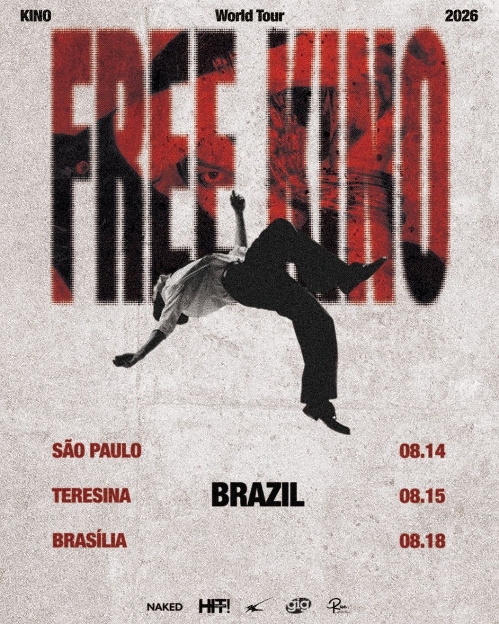 KINO volta ao Brasil com turnê FREE KINO