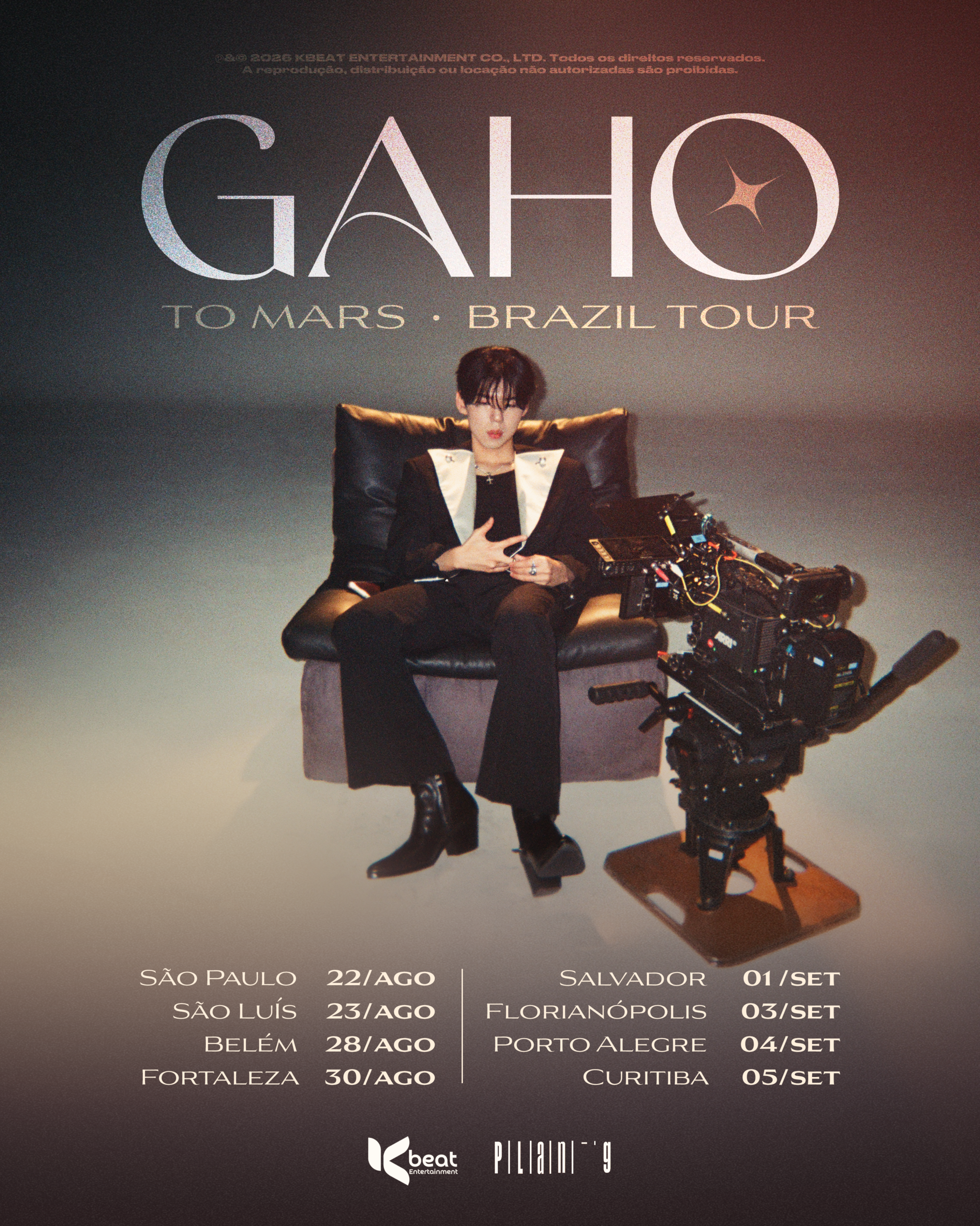 GAHO anuncia primeira turnê no Brasil com shows em oito cidades