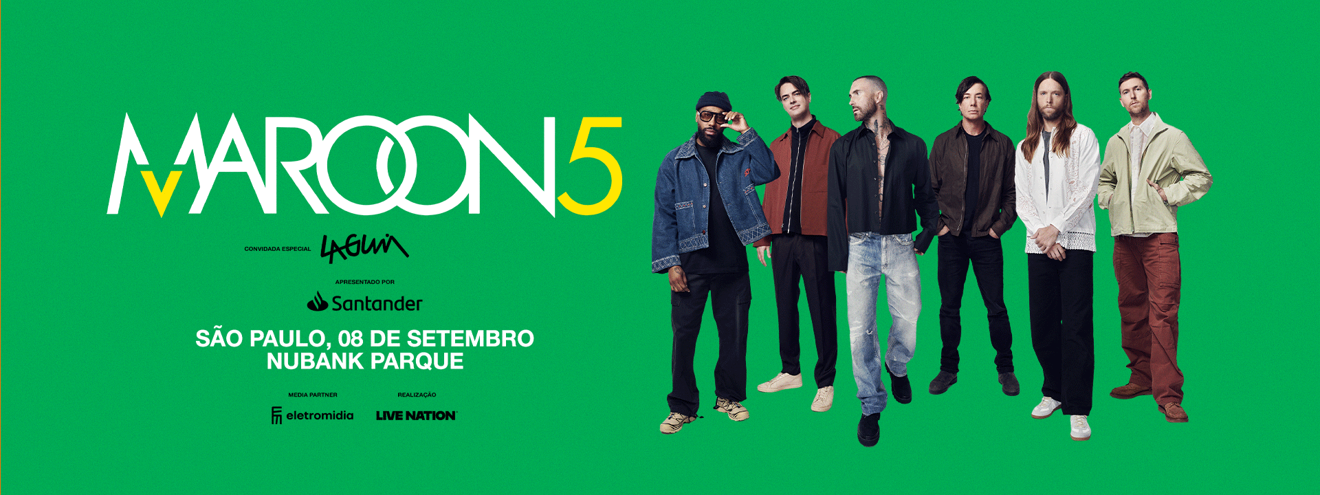 Maroon 5 anuncia shows no Brasil em setembro de 2026