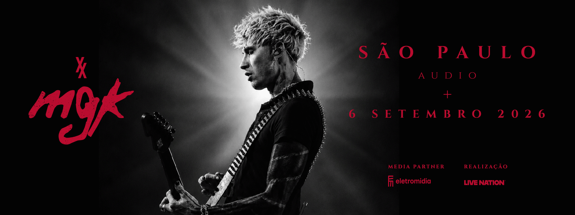 mgk muda local de show em São Paulo; apresentação será na Audio