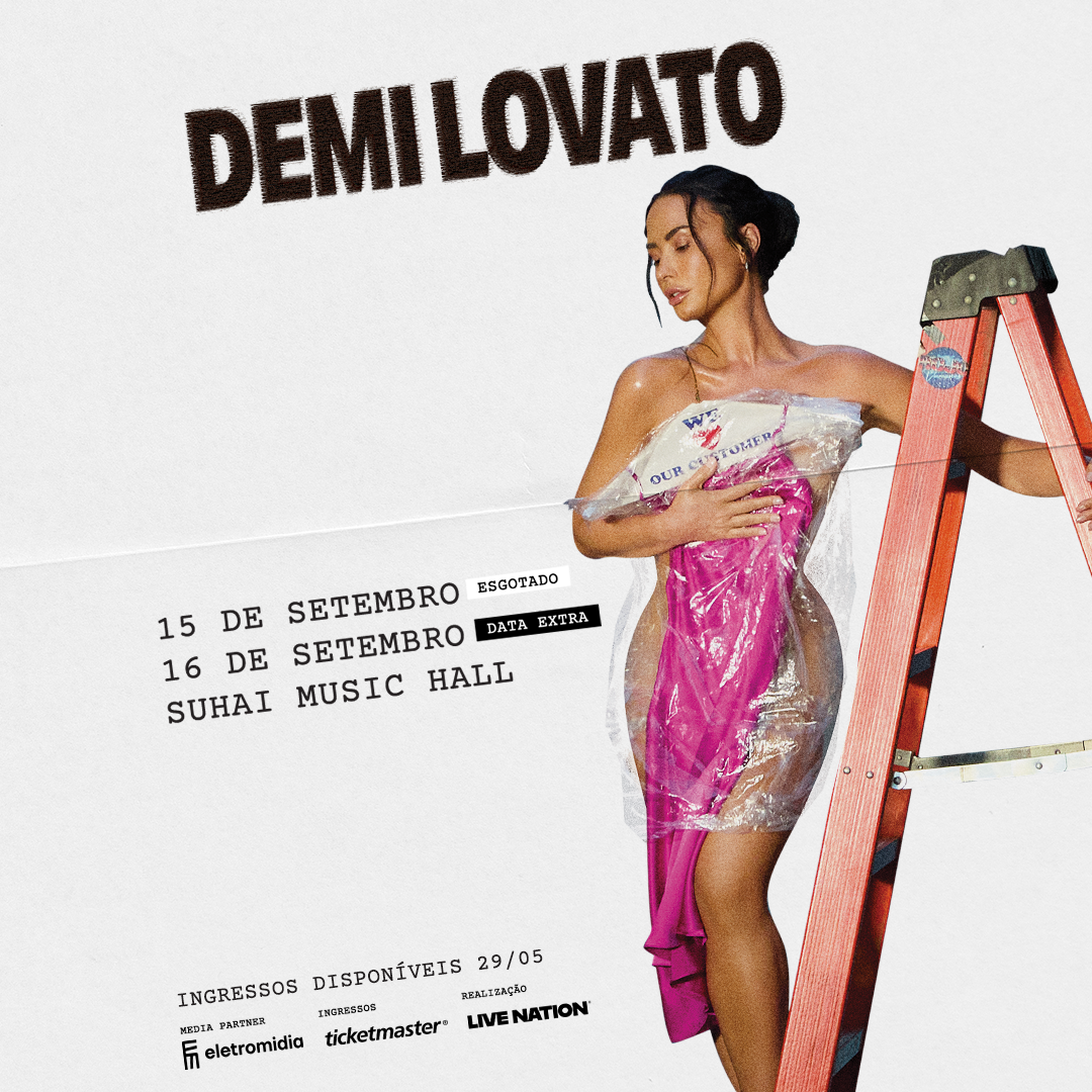 Demi Lovato anuncia shows em São Paulo em setembro