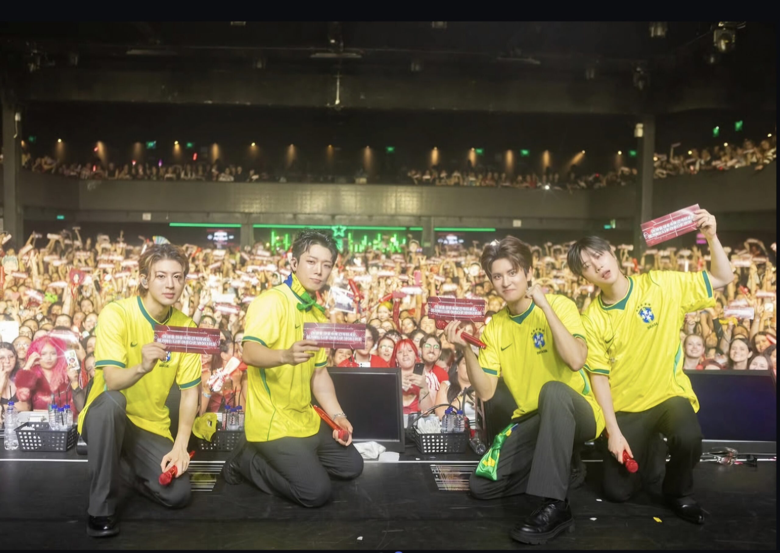 Após 10 anos de espera, iKON estreia no Brasil com show em São Paulo Créditos da foto: reprodção do instagram/ @withikonic